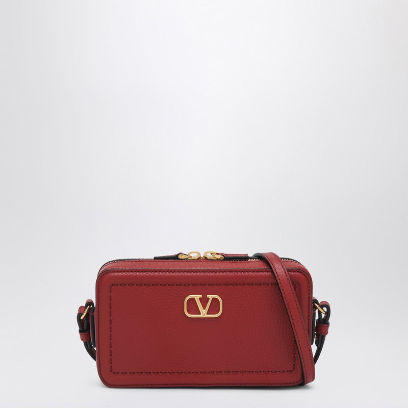 Valentino Red Leather Garavani Small Crossbody Bag Alltime Glam Steals