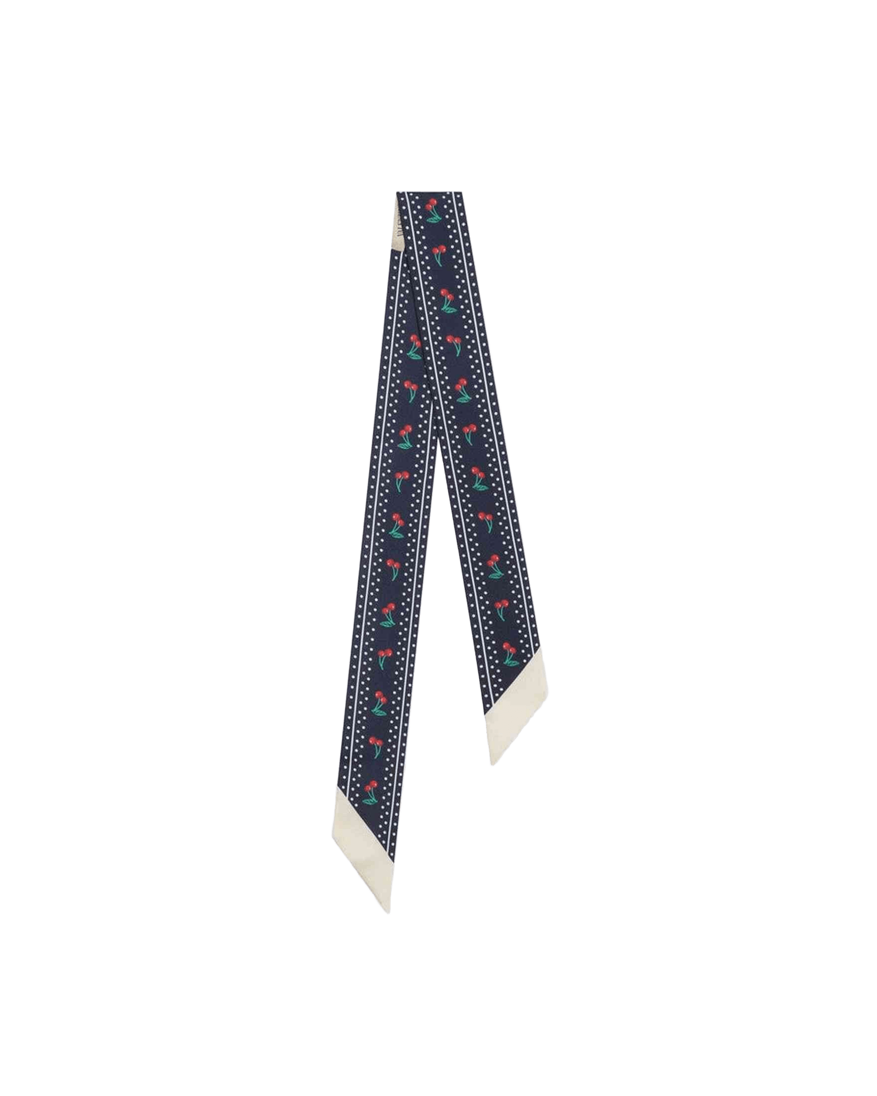 Valentino Silk Garavani Cherryfic Bandeaux Scarf Glam Steals