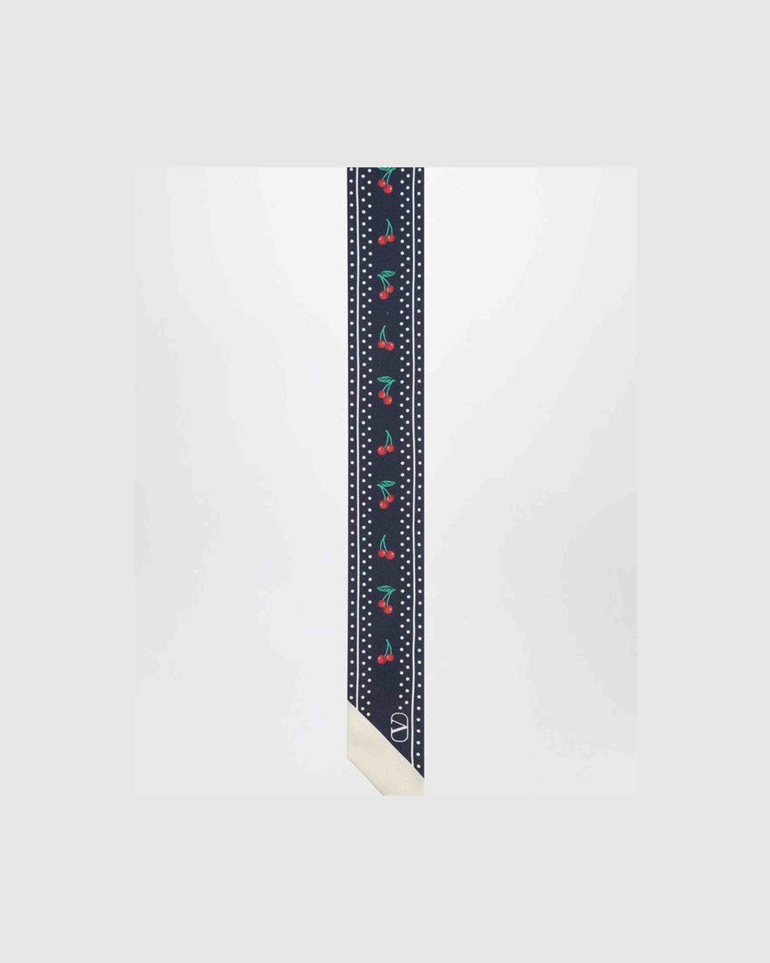 Valentino Silk Garavani Cherryfic Bandeaux Scarf Glam Steals