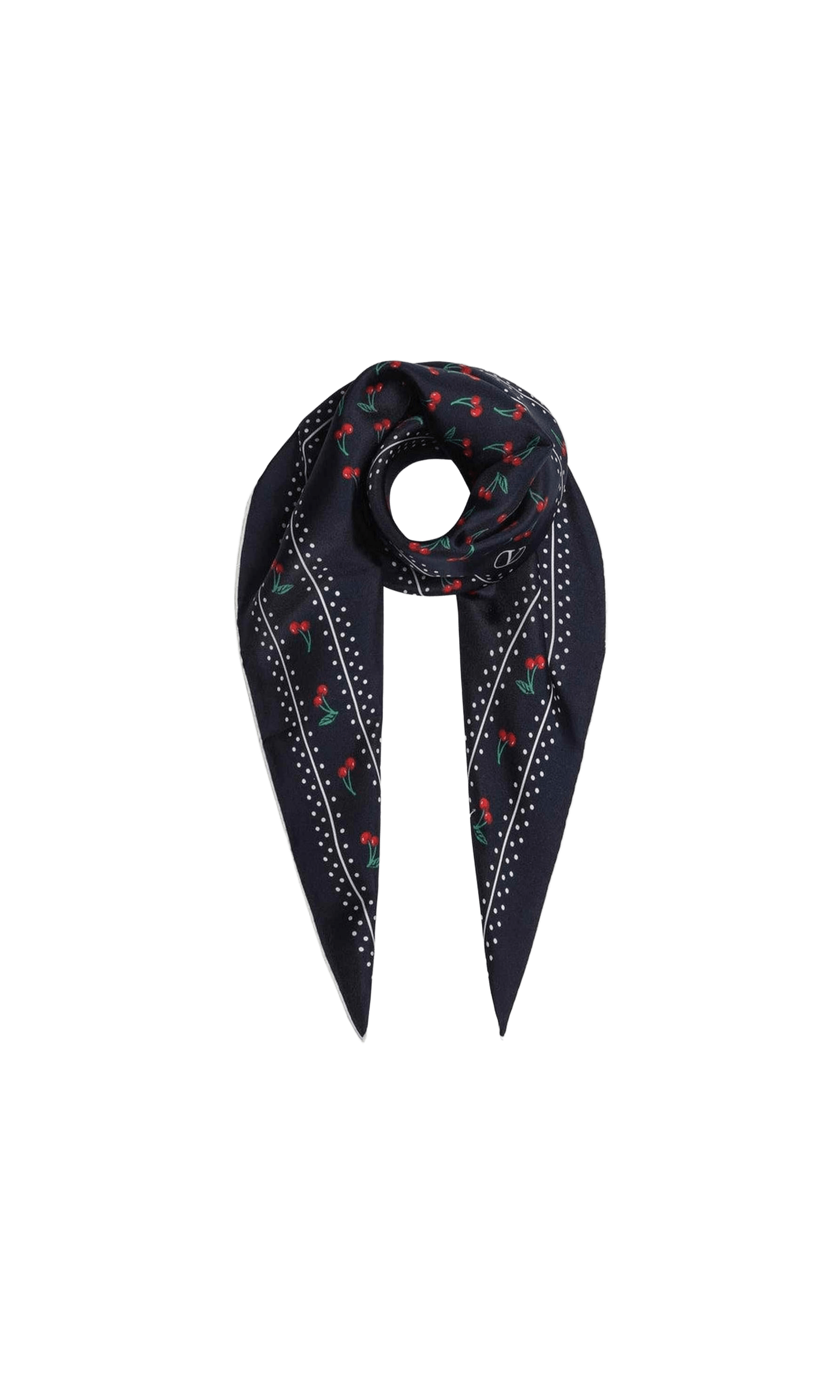 Valentino Silk Garavani Cherryfic Scarf Glam Steals