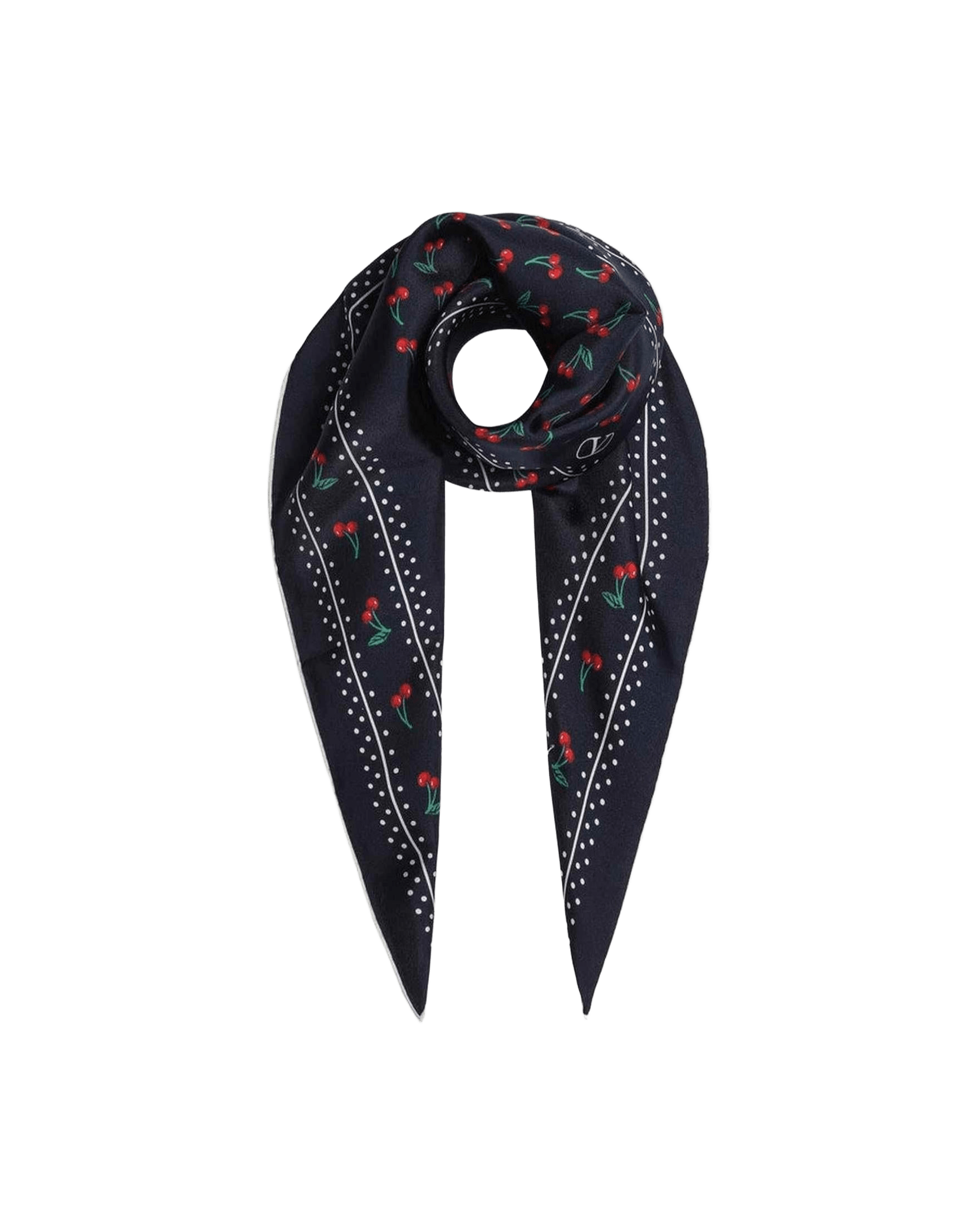 Valentino Silk Garavani Cherryfic Scarf Glam Steals