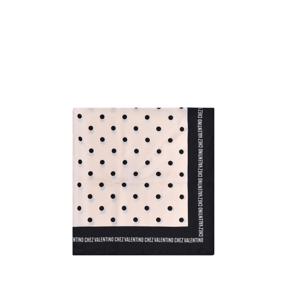 Valentino Silk Garavani Polka Dot Scarf Glam Steals