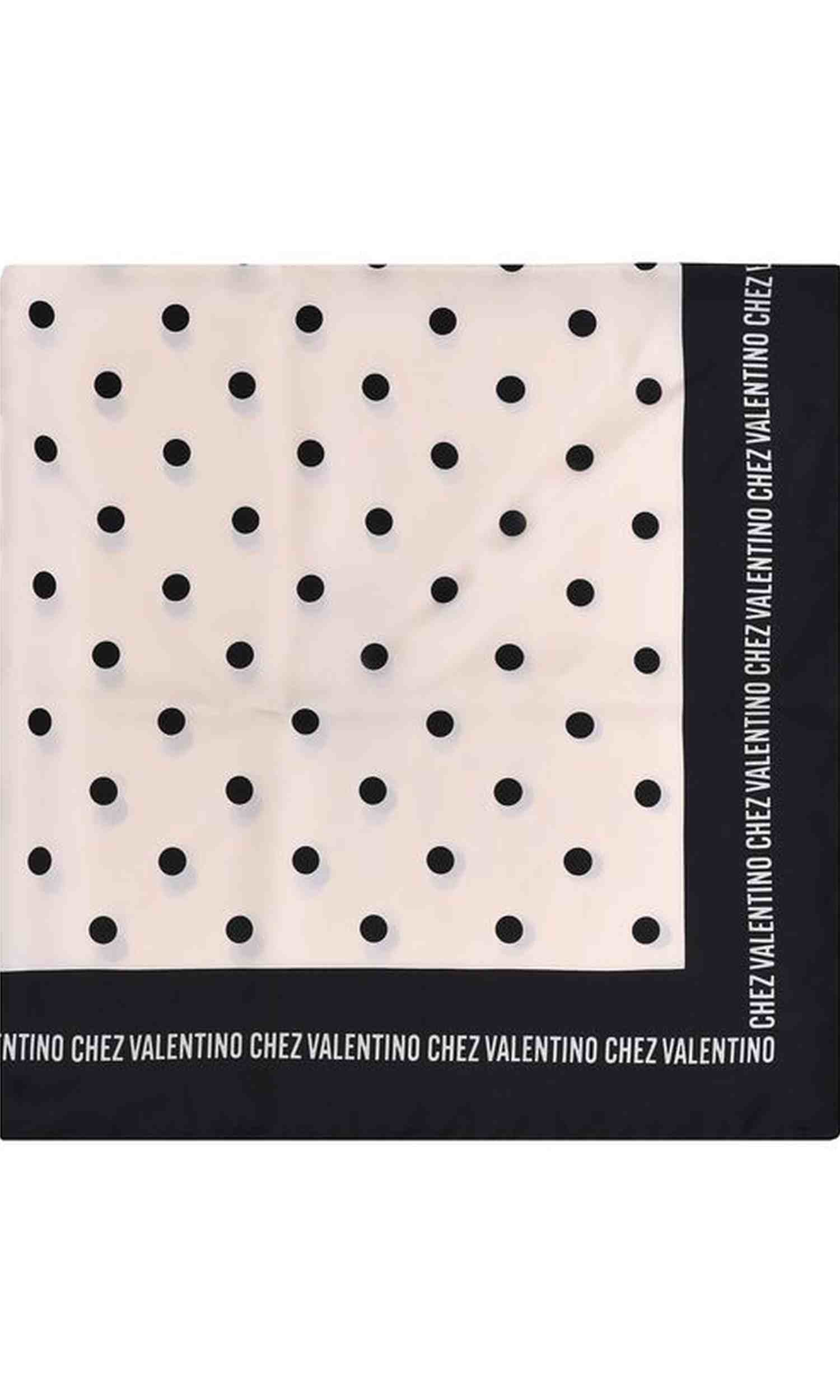 Valentino Silk Garavani Polka Dot Scarf Glam Steals