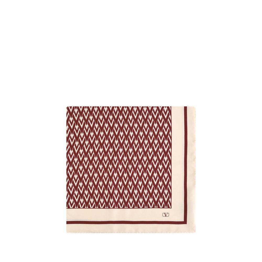 Valentino Silk Garavani Toute La V Scarf Glam Steals