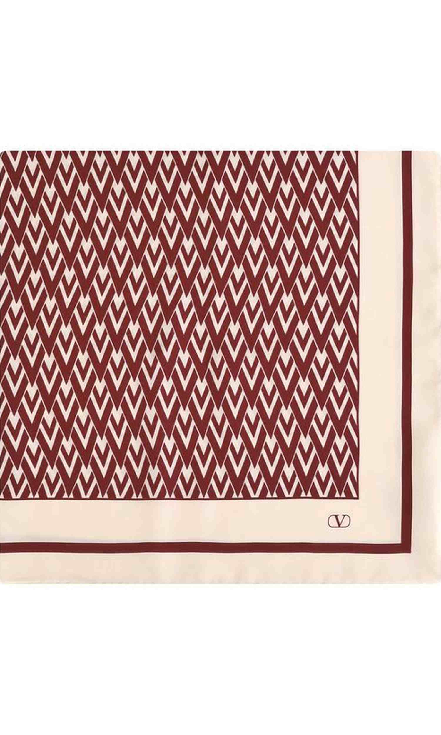 Valentino Silk Garavani Toute La V Scarf Glam Steals