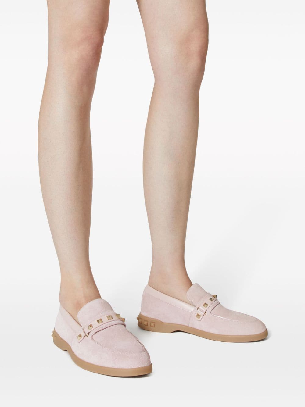 Valentino Suede Garavani Leisure Flows Loafers Glam Steals