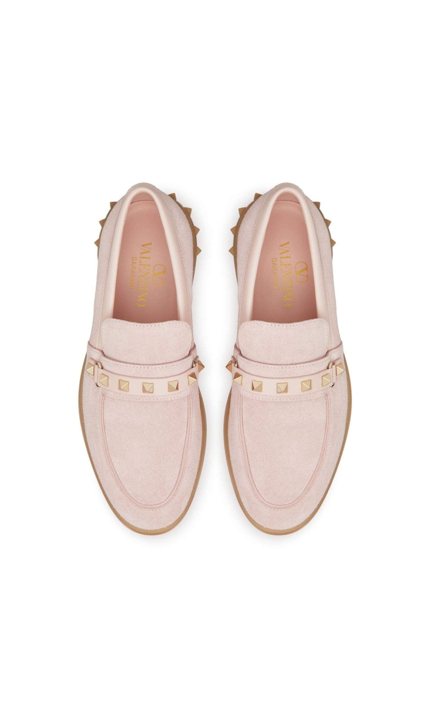 Valentino Suede Garavani Leisure Flows Loafers Glam Steals