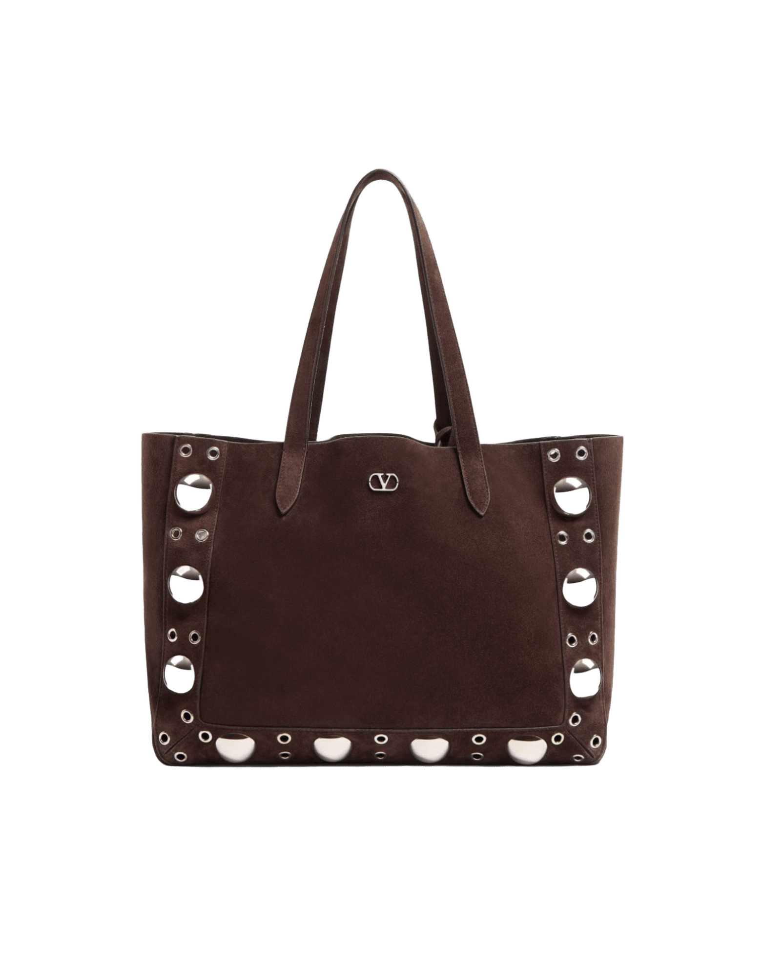 Valentino Suede Garavani Medium NellcôTe Shopping Bag Glam Steals