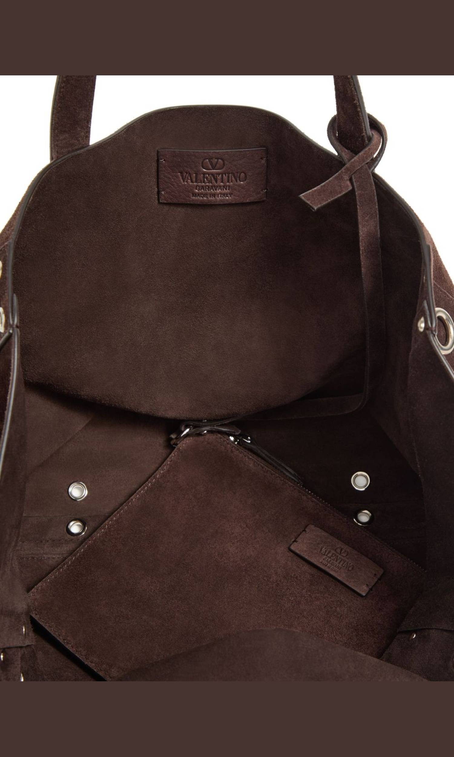Valentino Suede Garavani Medium Nellcôte Shopping Bag Glam Steals