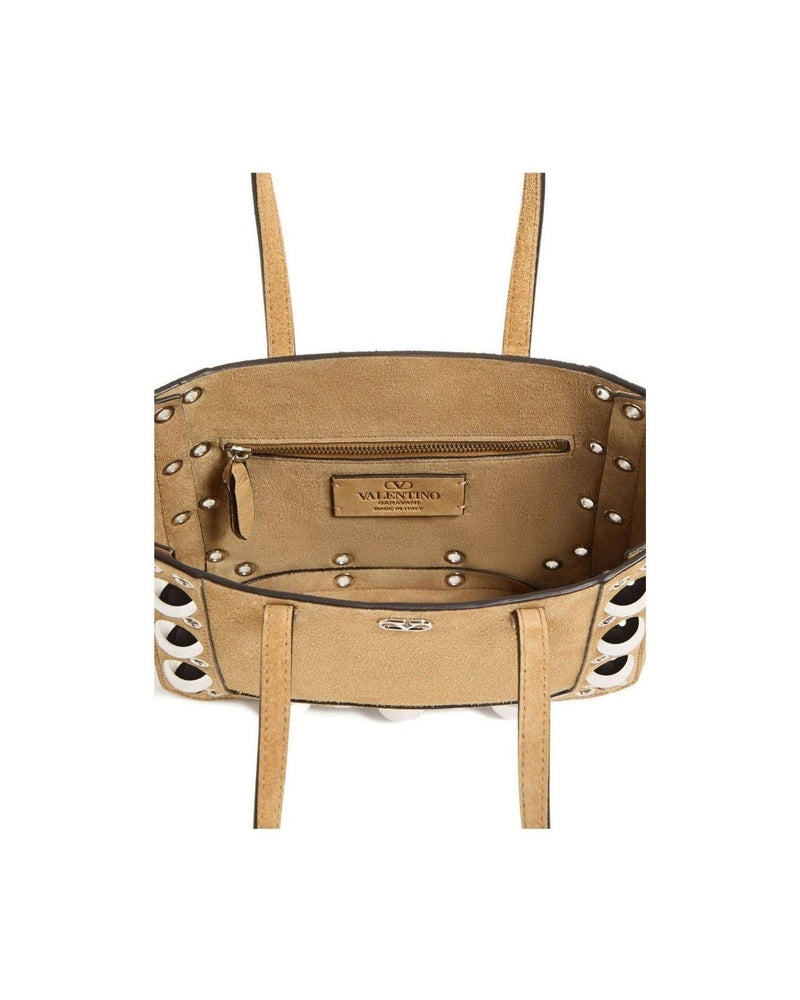 Valentino Suede Garavani Nellcôte Mini Shopping Bag Glam Steals