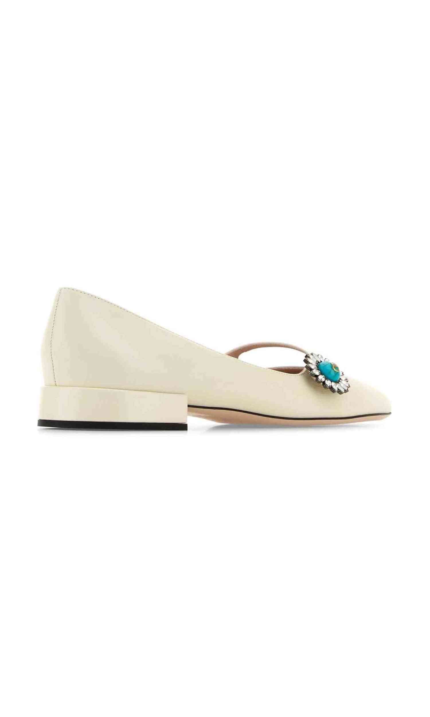 Valentino White Garavani Flat Shoes Glam Steals