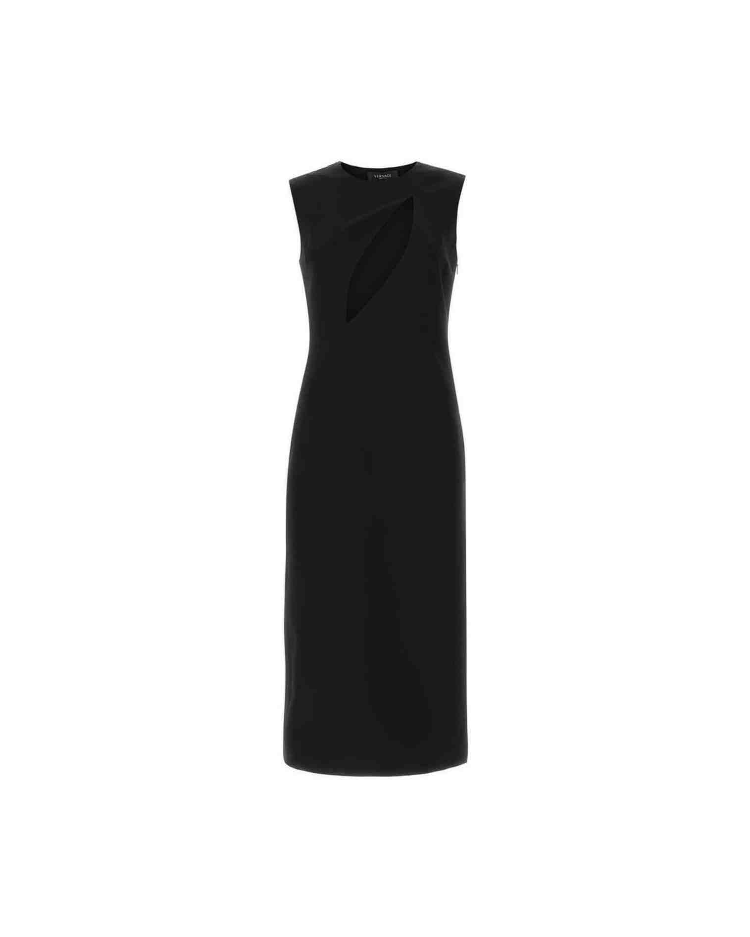 Versace Acetate Black Dress Glam Steals