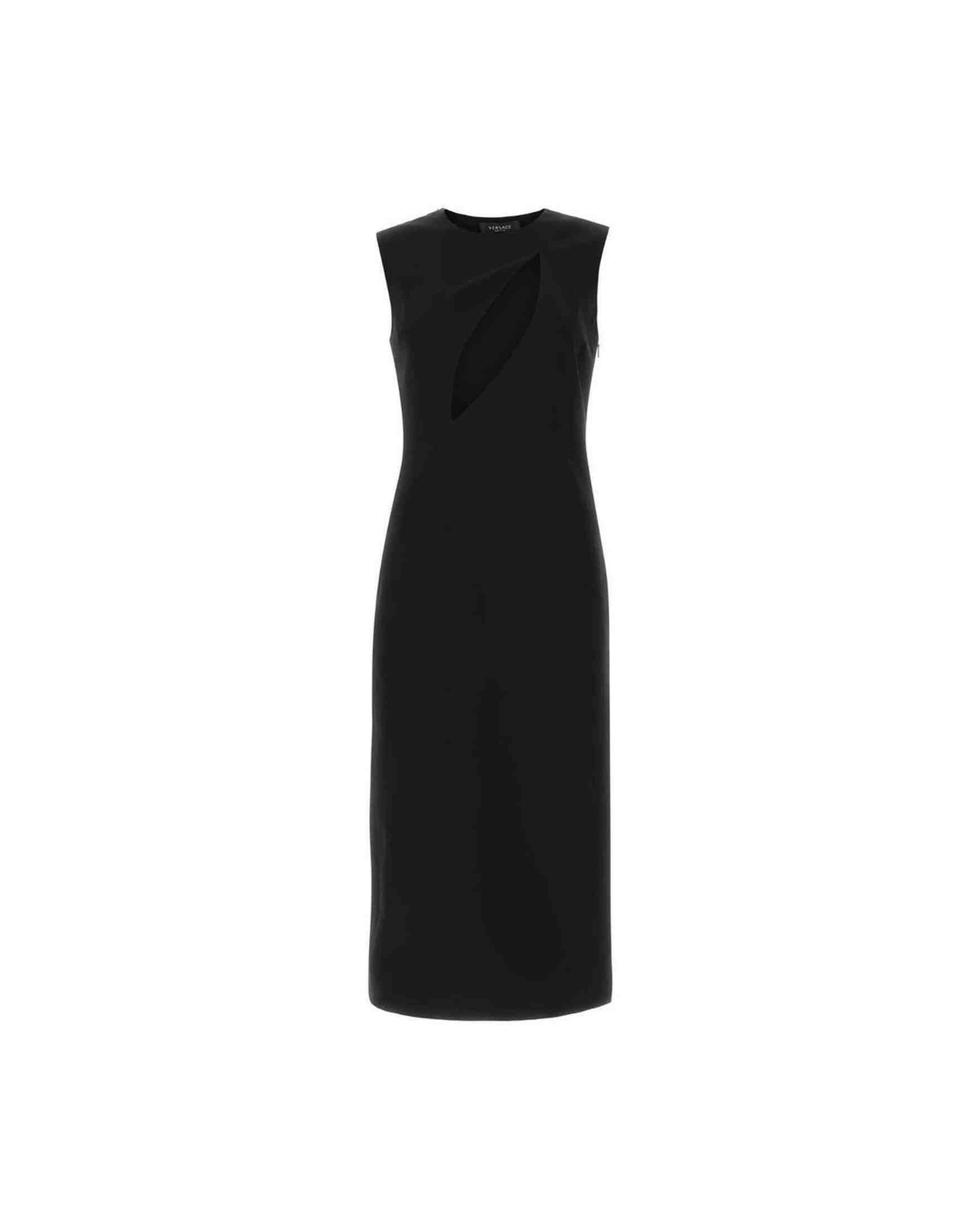 Versace Acetate Black Dress Glam Steals