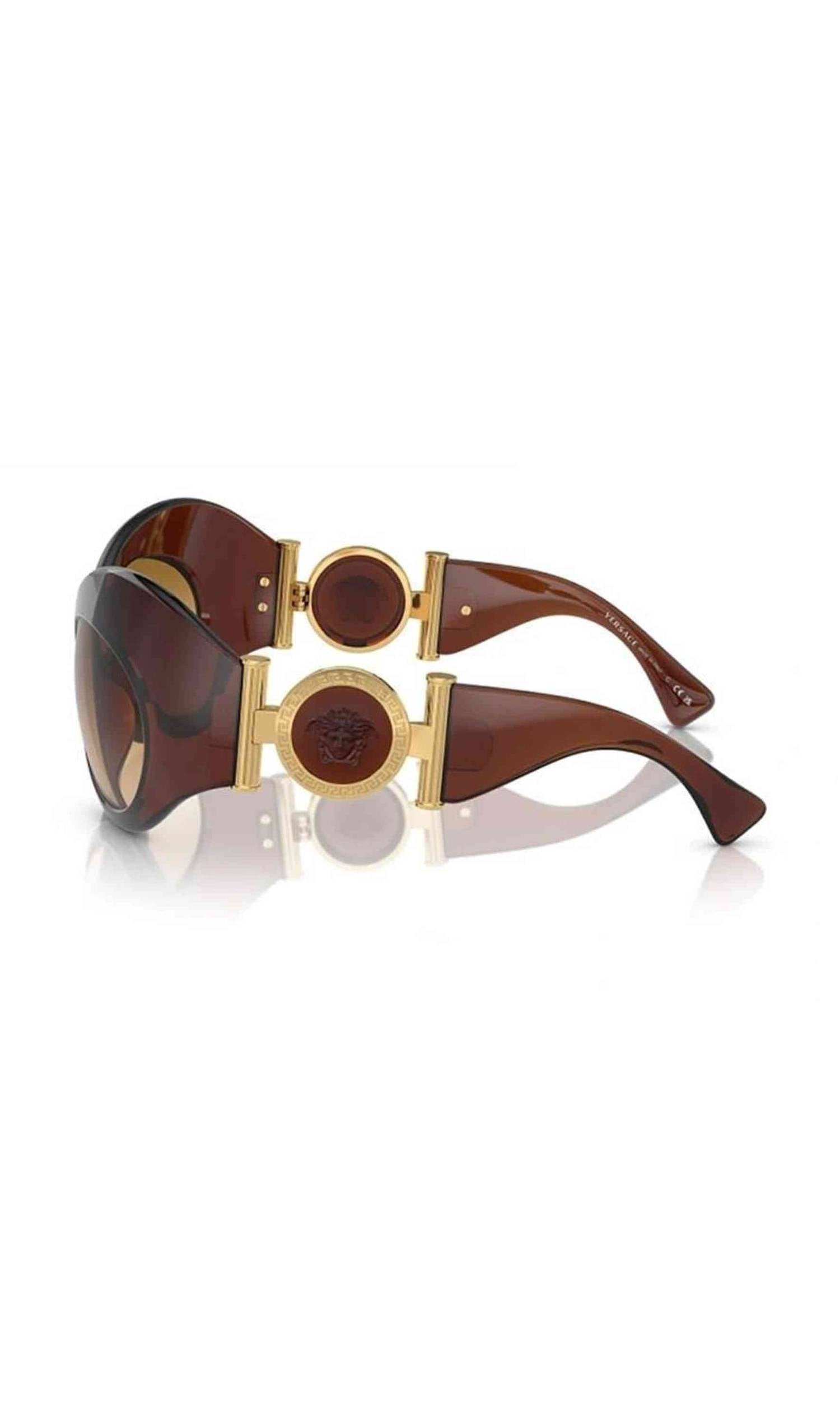 Versace Acetate Brown Sunglasses Glam Steals