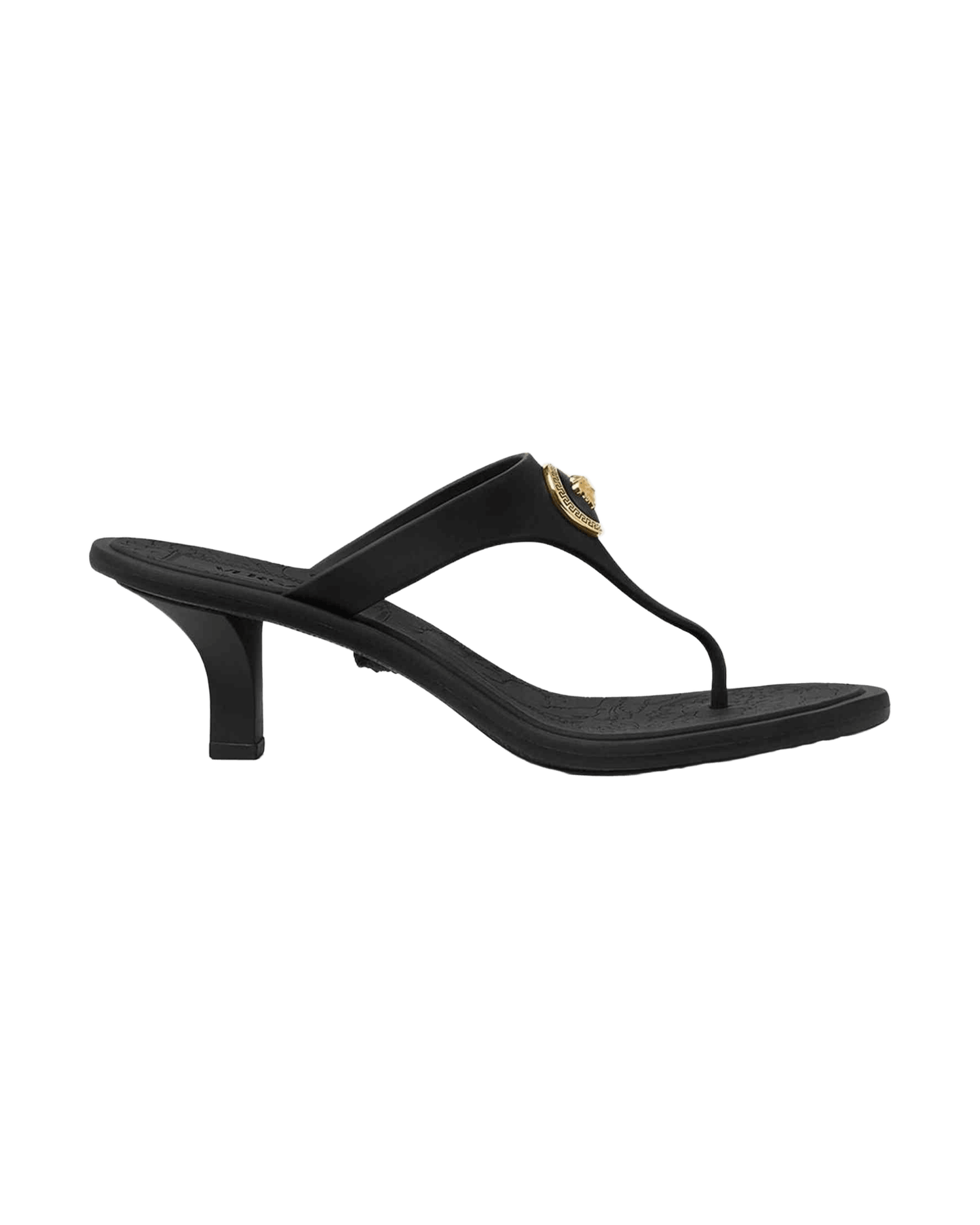Versace Alia 55mm Rubber Flip Flop Sandals Glam Steals