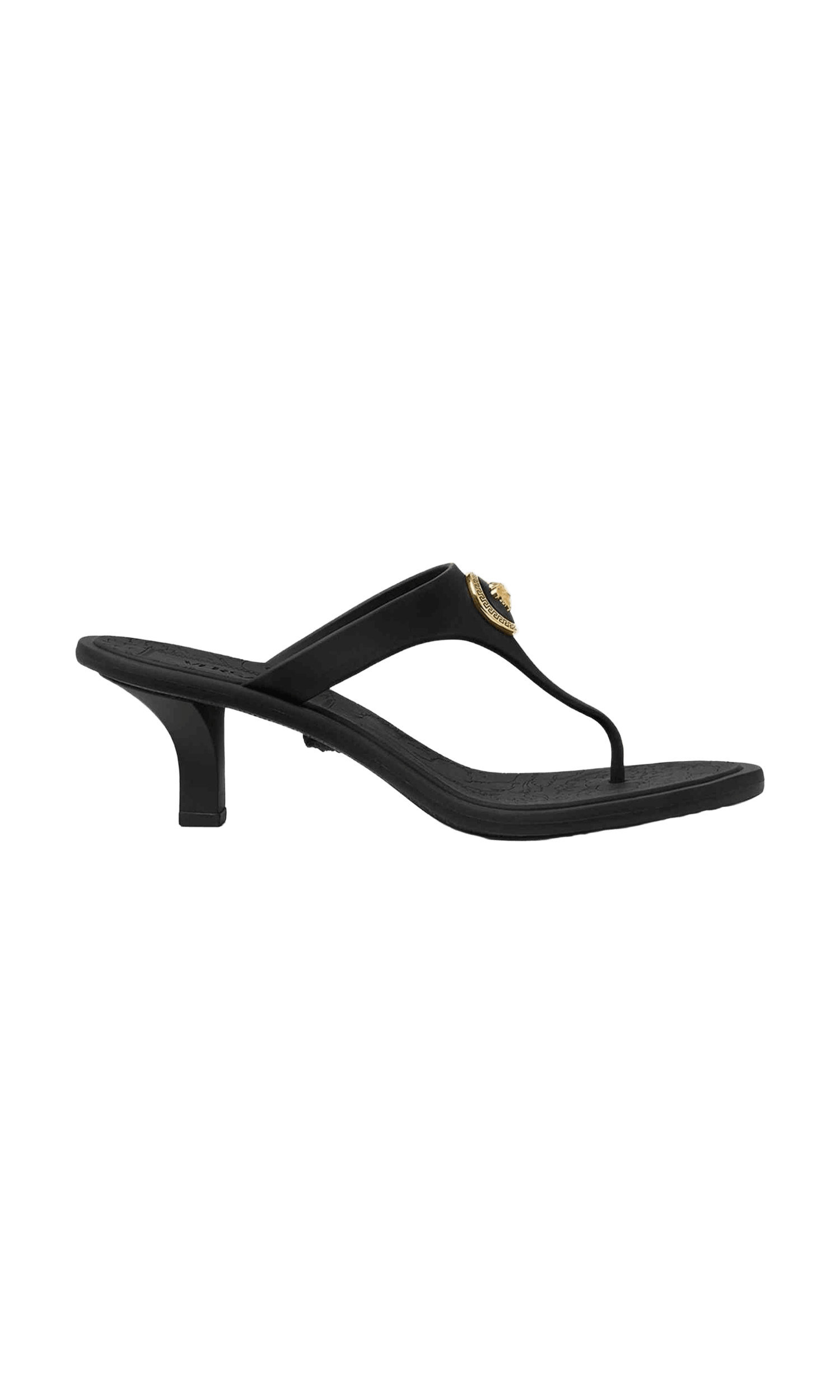 Versace Alia 55mm Rubber Flip Flop Sandals Glam Steals