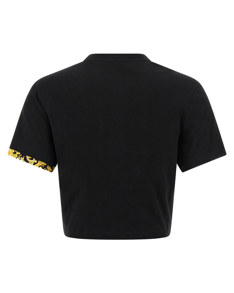 Versace Barocco Double Layer T-shirt Glam Steals