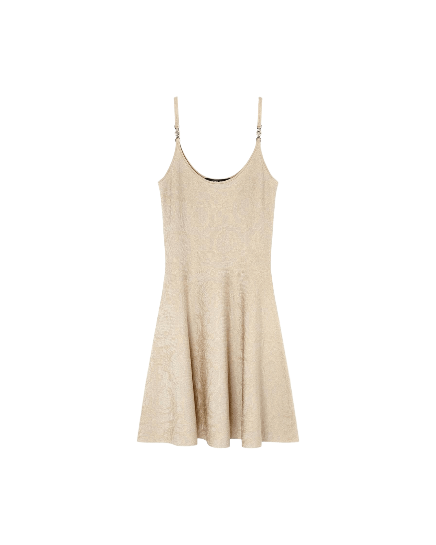 Versace Barocco Jacquard Flared Mini Dress Glam Steals