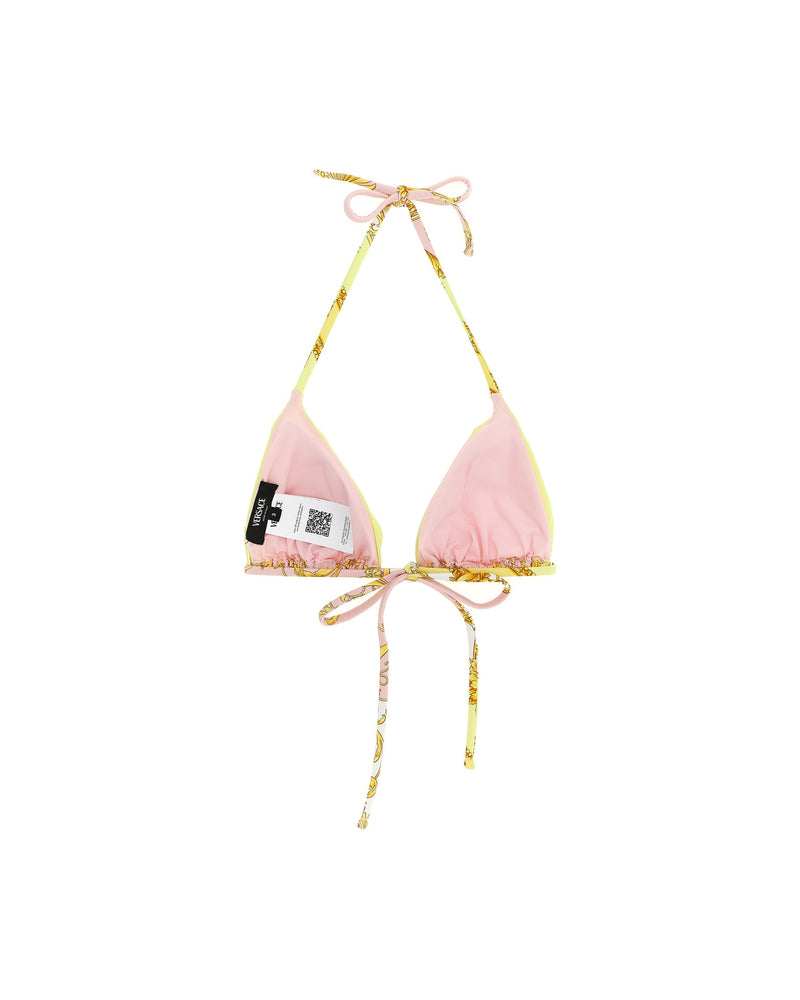 Versace Barocco Print Bikini Top Beachwear & underwear