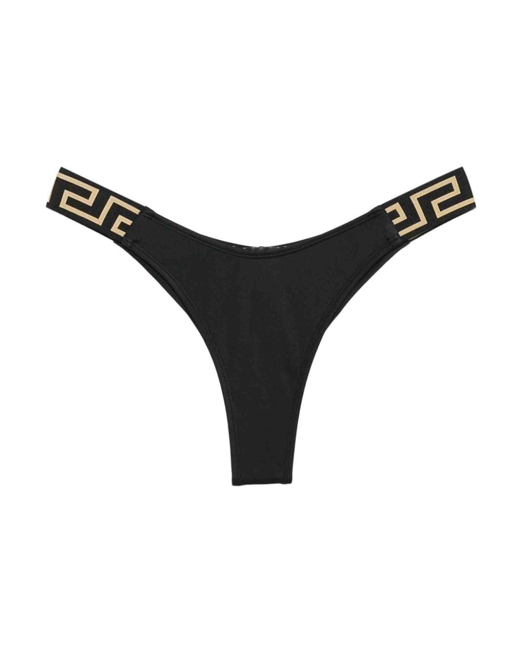 Versace Bikini Bottoms With Greca Detail Glam Steals