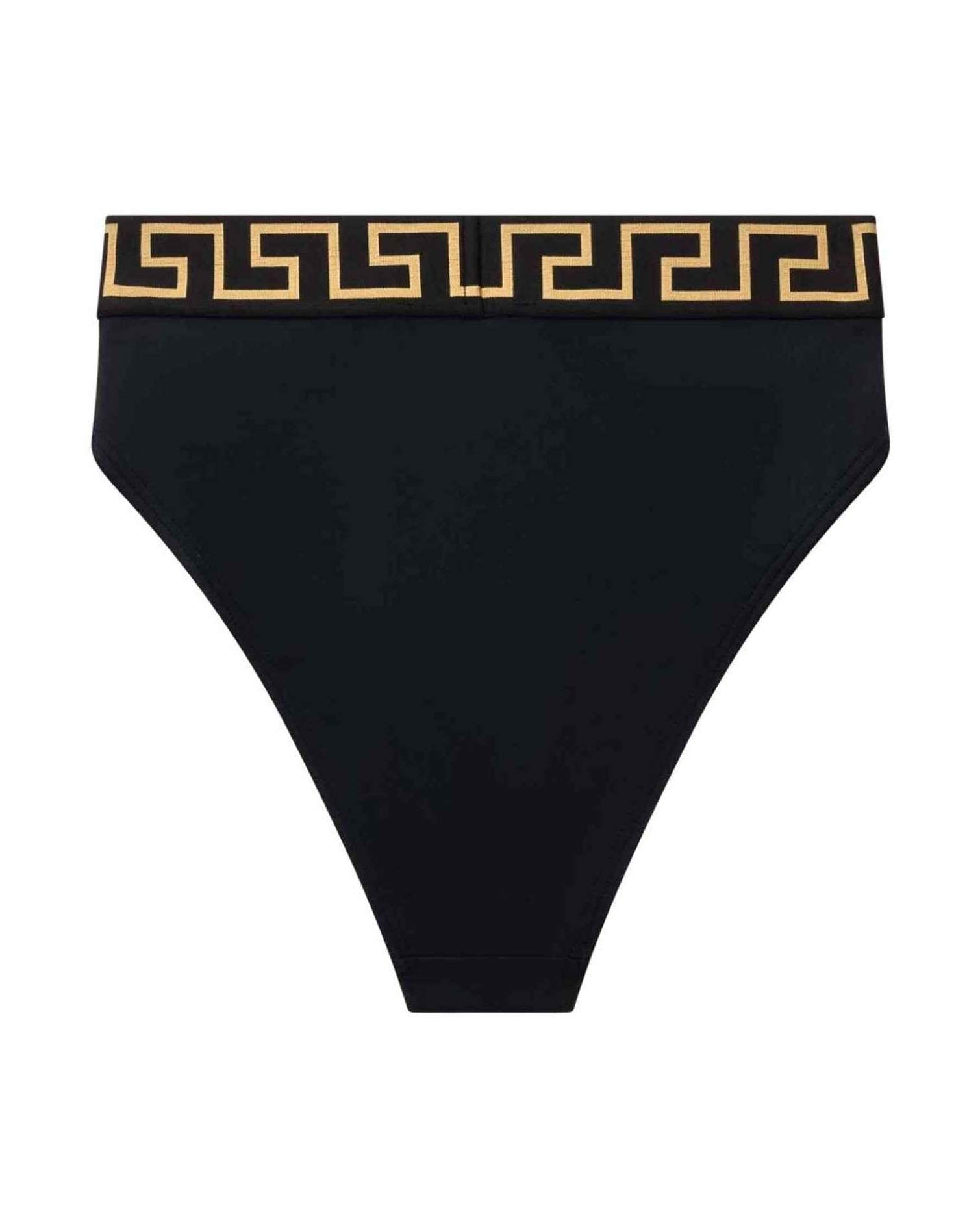 Versace Bikini Bottoms with Logo Band Glam Steals