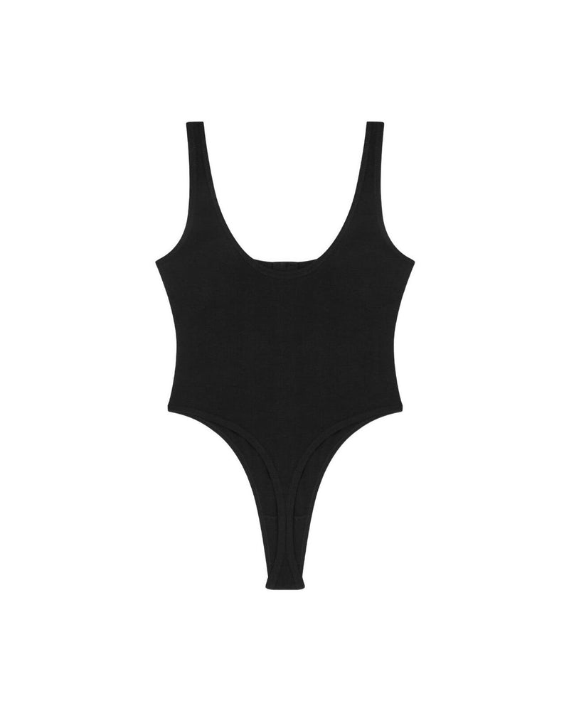 Versace Black Bodysuit Glam Steals