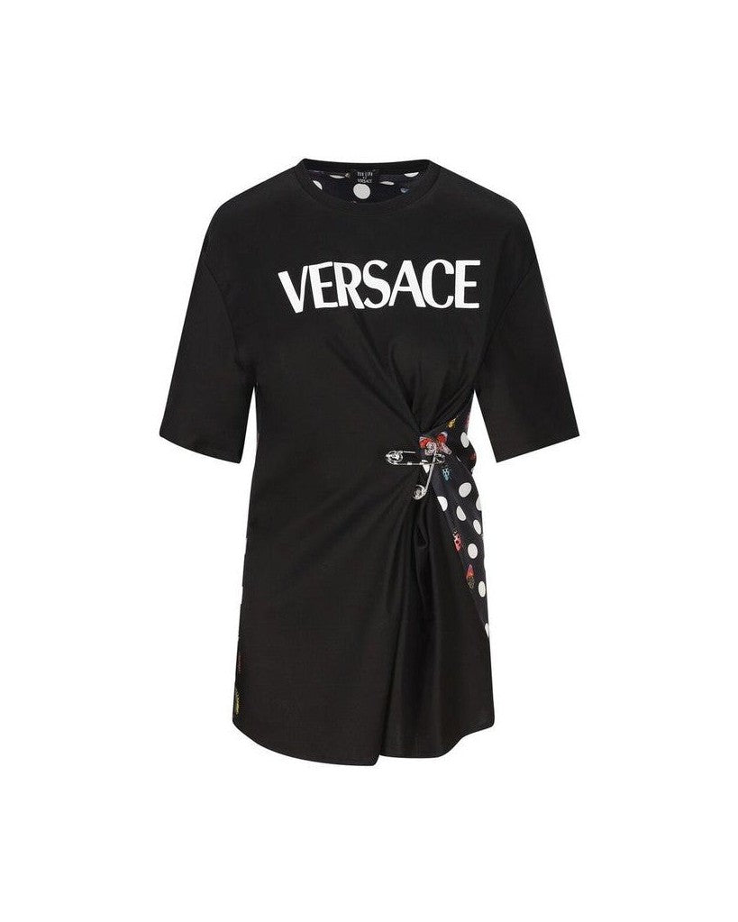 Versace Black Cotton T-shirt 