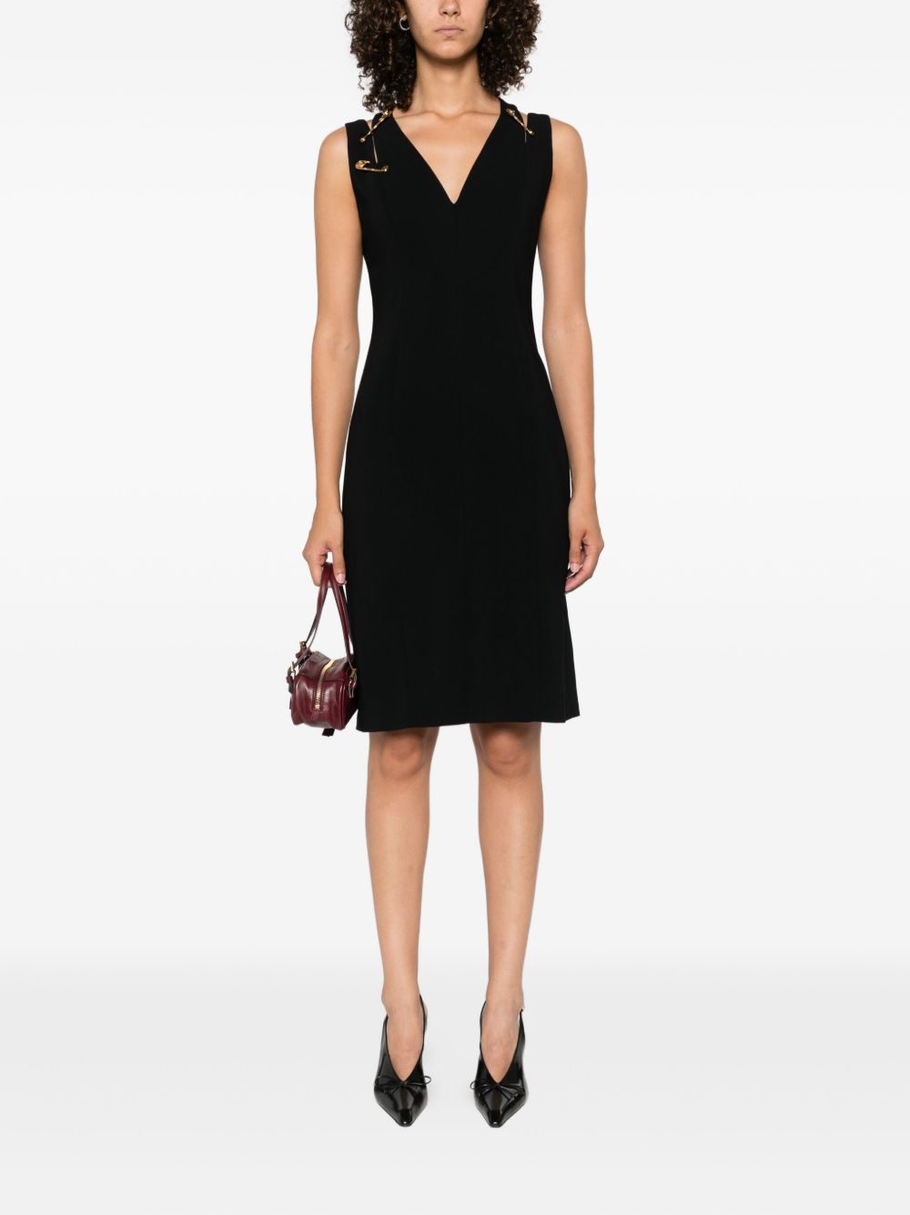 Versace Black Dress Glam Steals