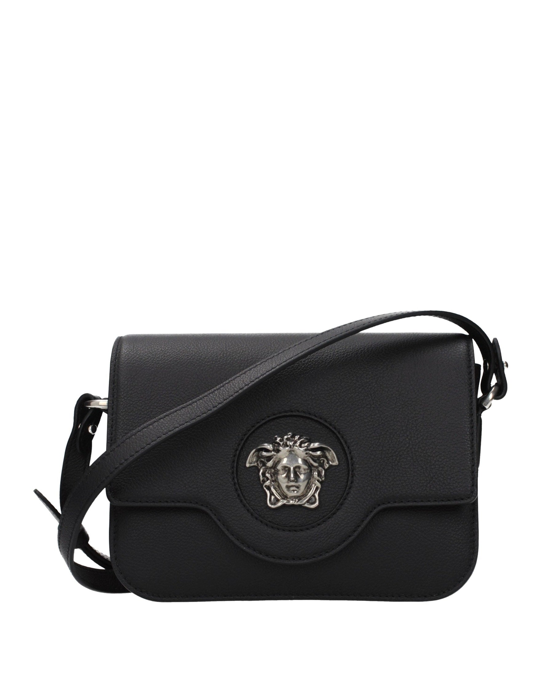Versace Black Leather Crossbody Bag Glam Steals