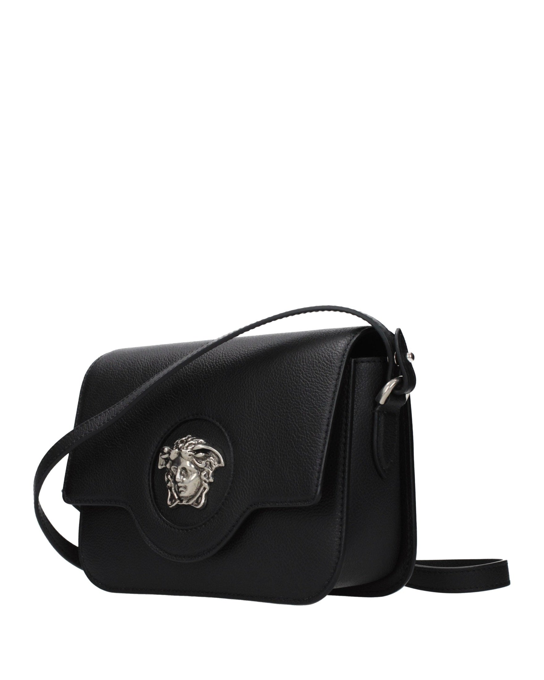 Versace Black Leather Crossbody Bag Glam Steals
