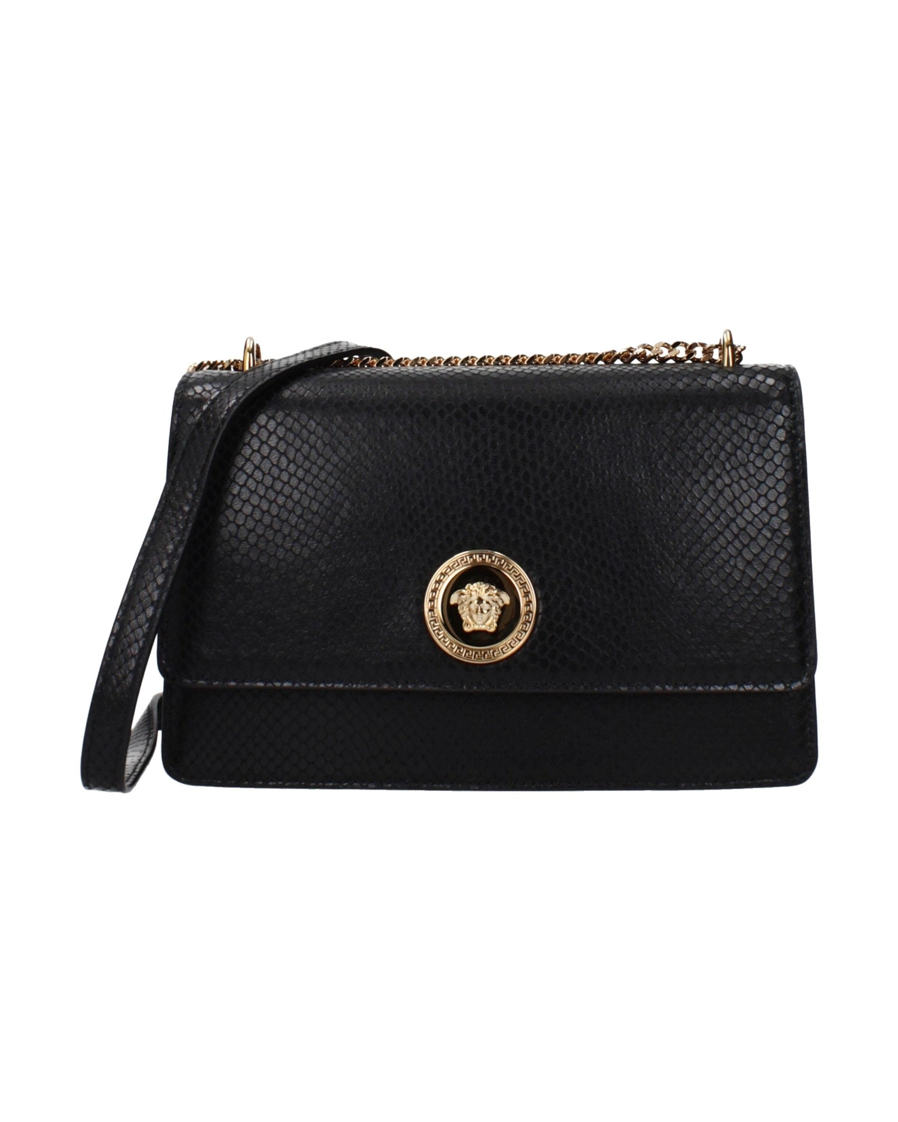 Versace Black Leather Crossbody Bag Glam Steals