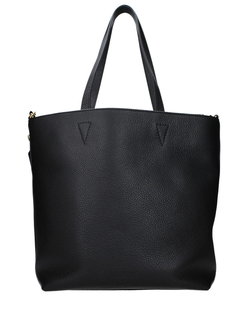 Versace Black Leather Shoulder Bag Glam Steals