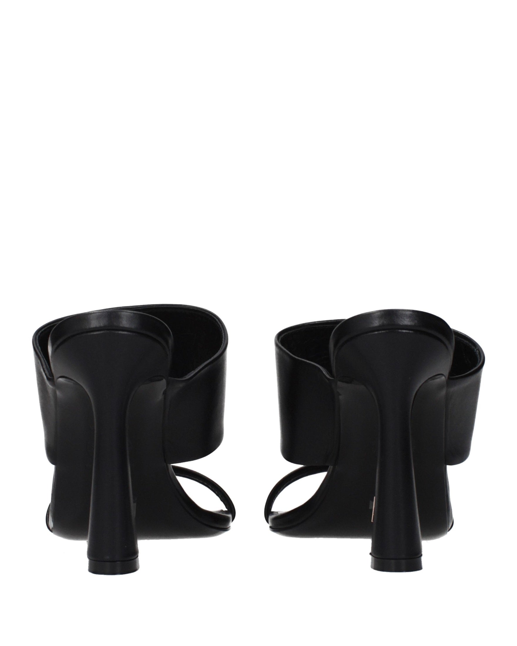 Versace Black Leather Stiletto Heel Sandals Glam Steals
