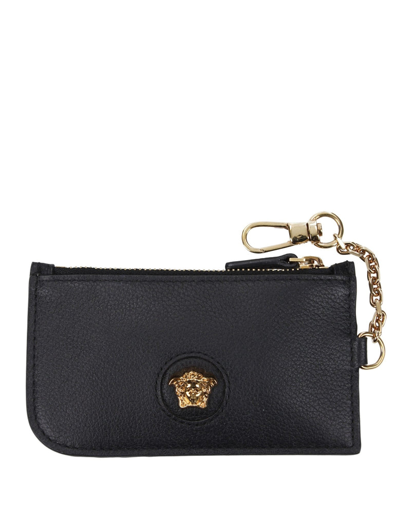 Versace Black Leather Wallet Glam Steals