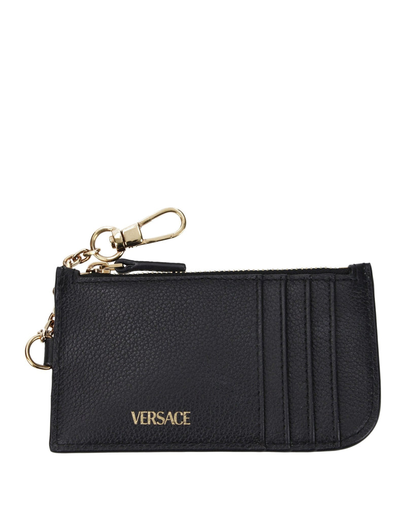 Versace Black Leather Wallet Glam Steals