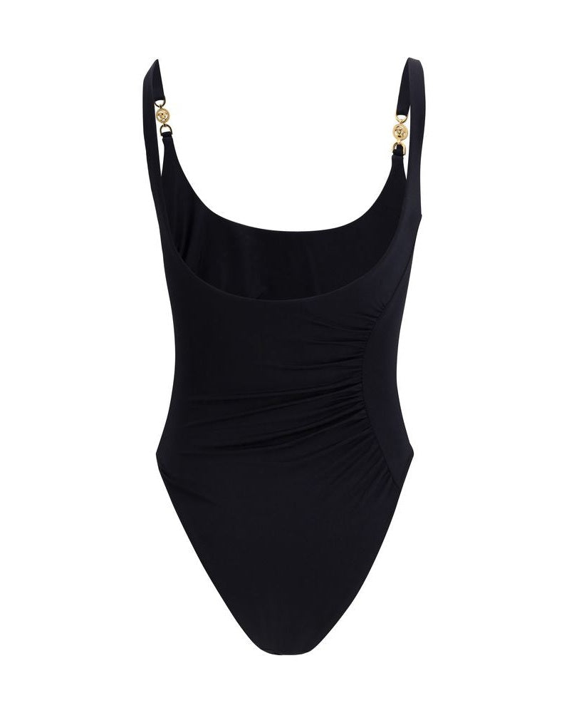 Versace Black Polyamide One Piece Swimsuit One-Piece Swimsuits