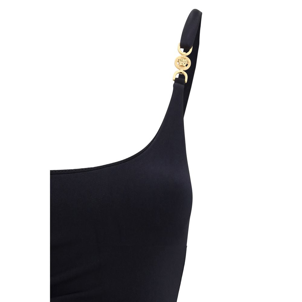 Versace Black Polyamide One Piece Swimsuit Glam Steals
