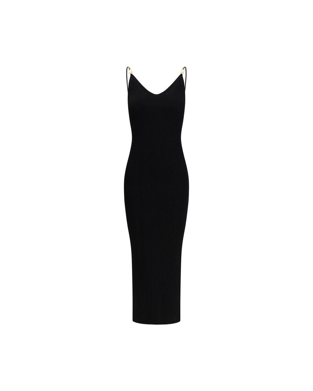 Versace Black Viscose Cocktail Dress