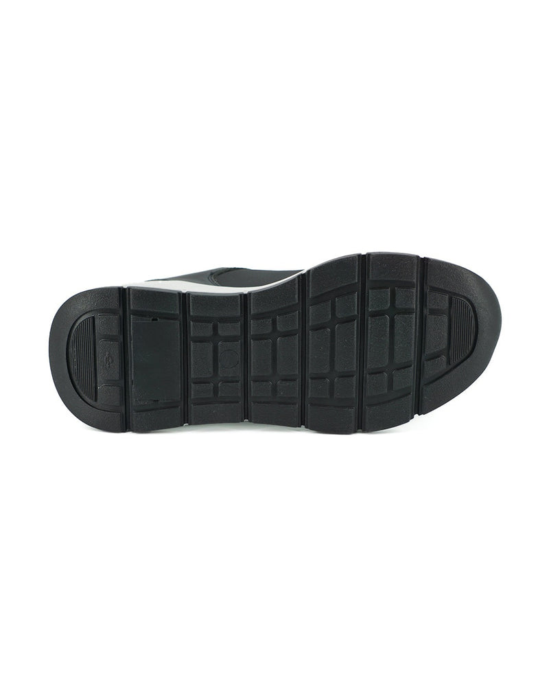 Versace Black and White Leather Calf Sneakers Glam Steals