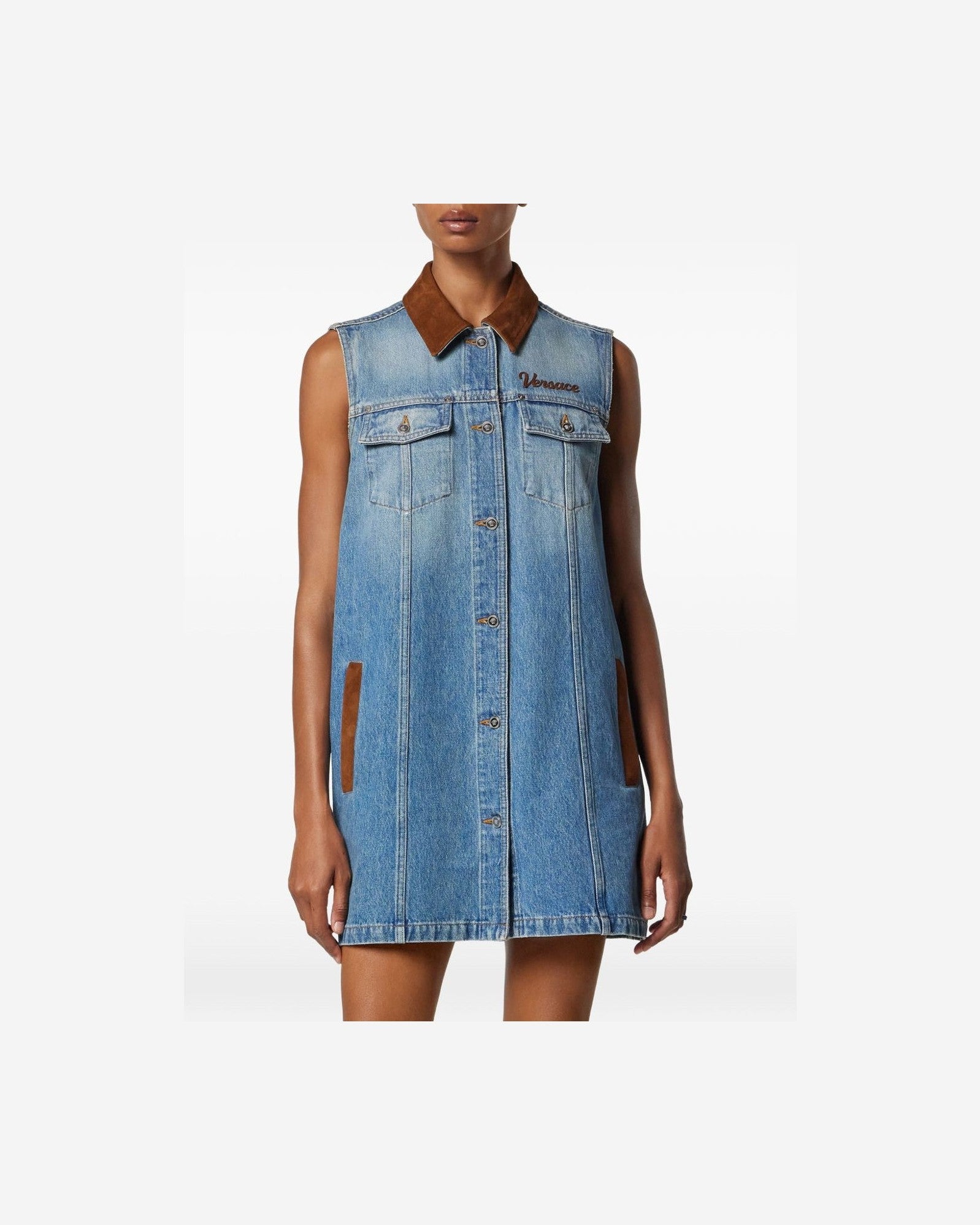 Versace Blue Dress Dresses