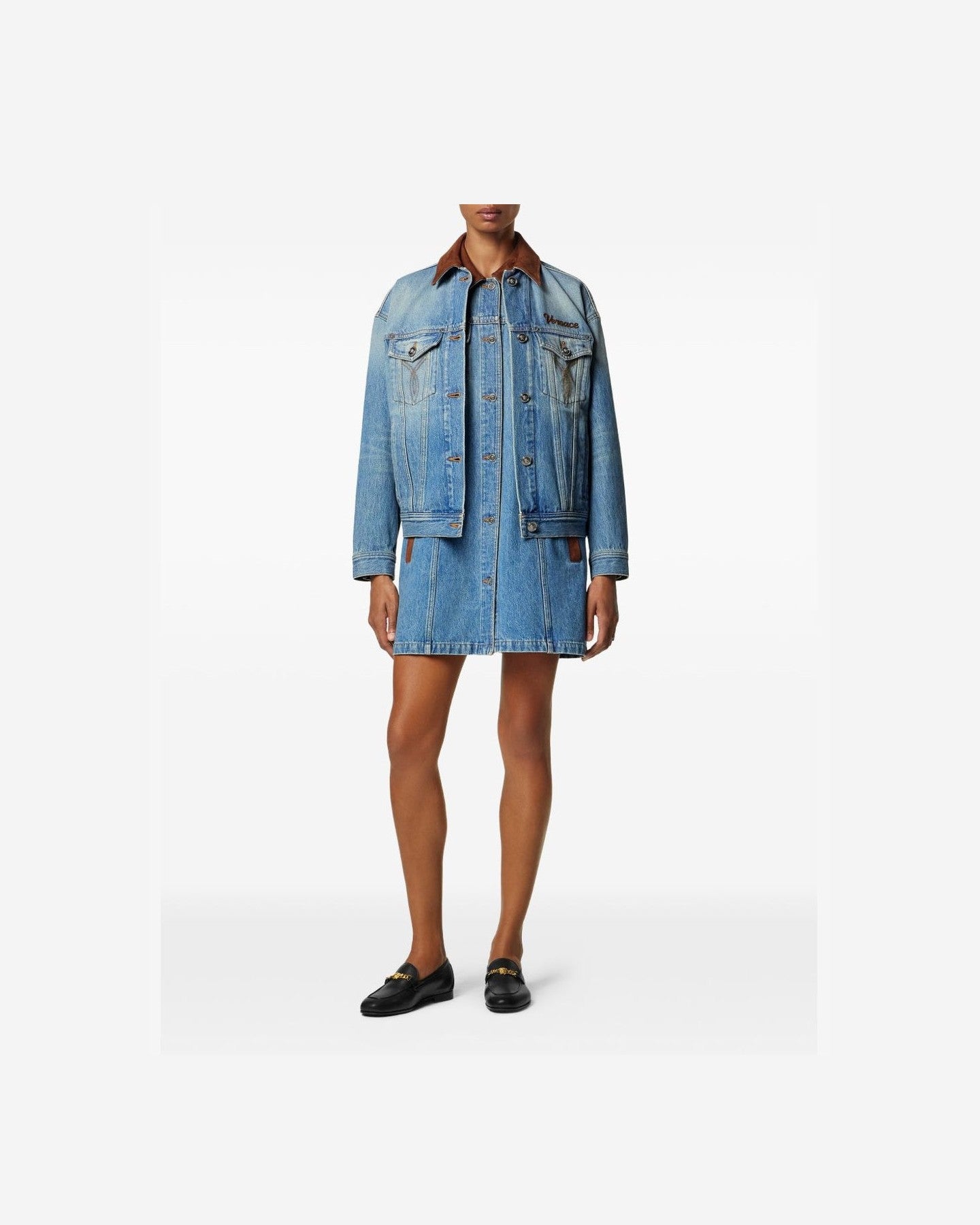 Versace Blue Dress Dresses
