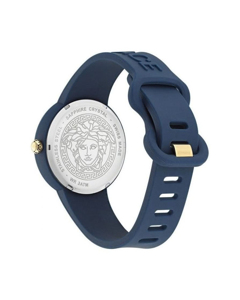 Versace Blue Synthetic Sport Watch 