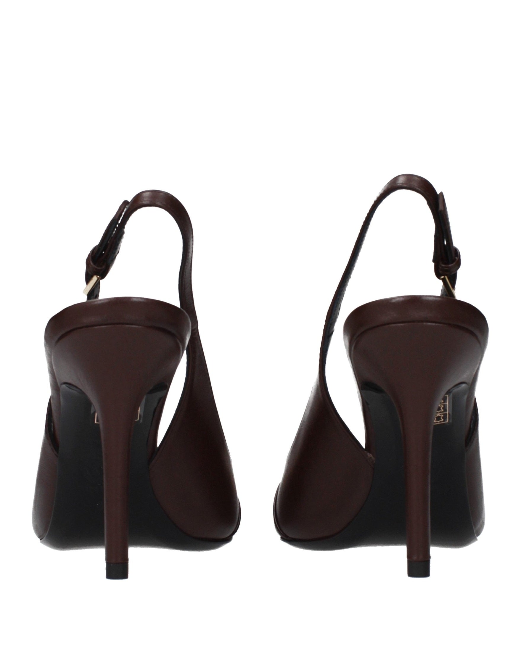 Versace Brown Leather Pumps Glam Steals