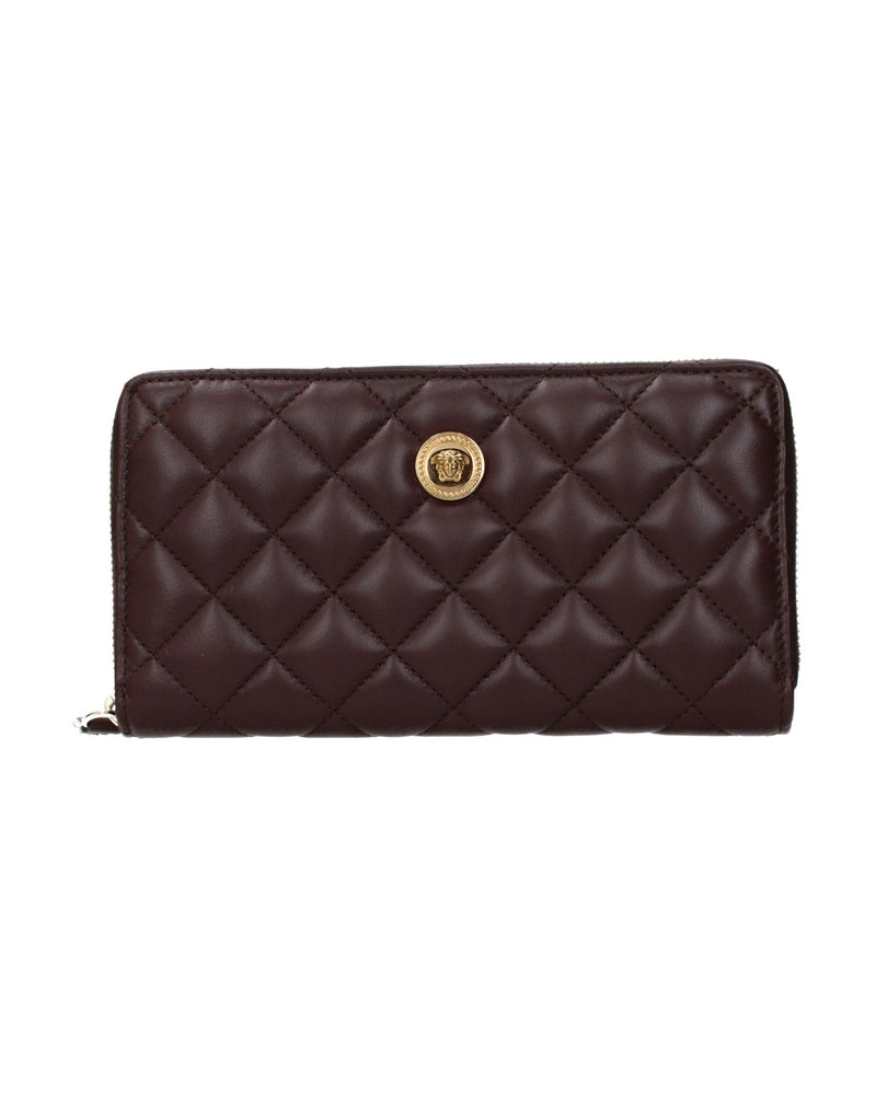Versace Brown Leather Wallet Glam Steals