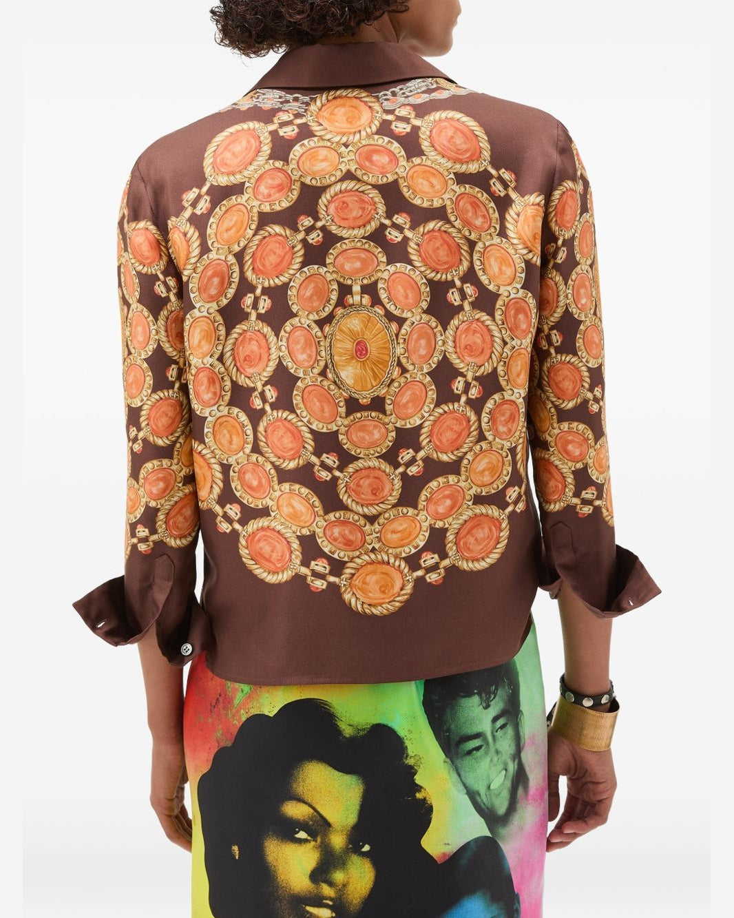 Versace Brown Shirt Glam Steals