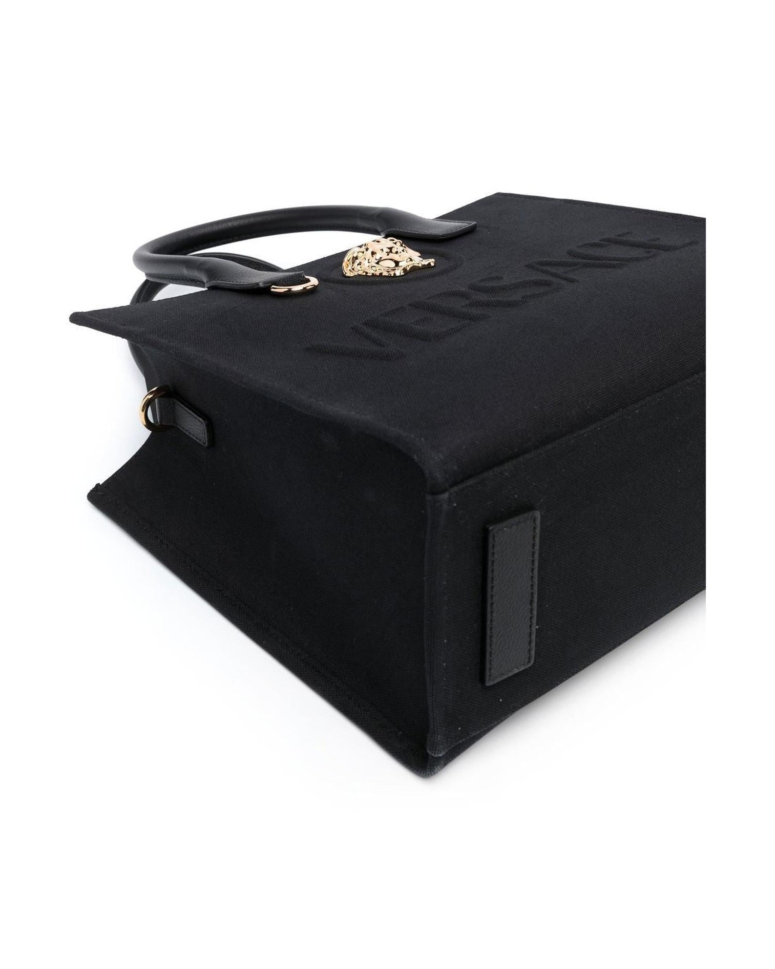 Versace Canvas Small La Medusa Tote Bag Glam Steals