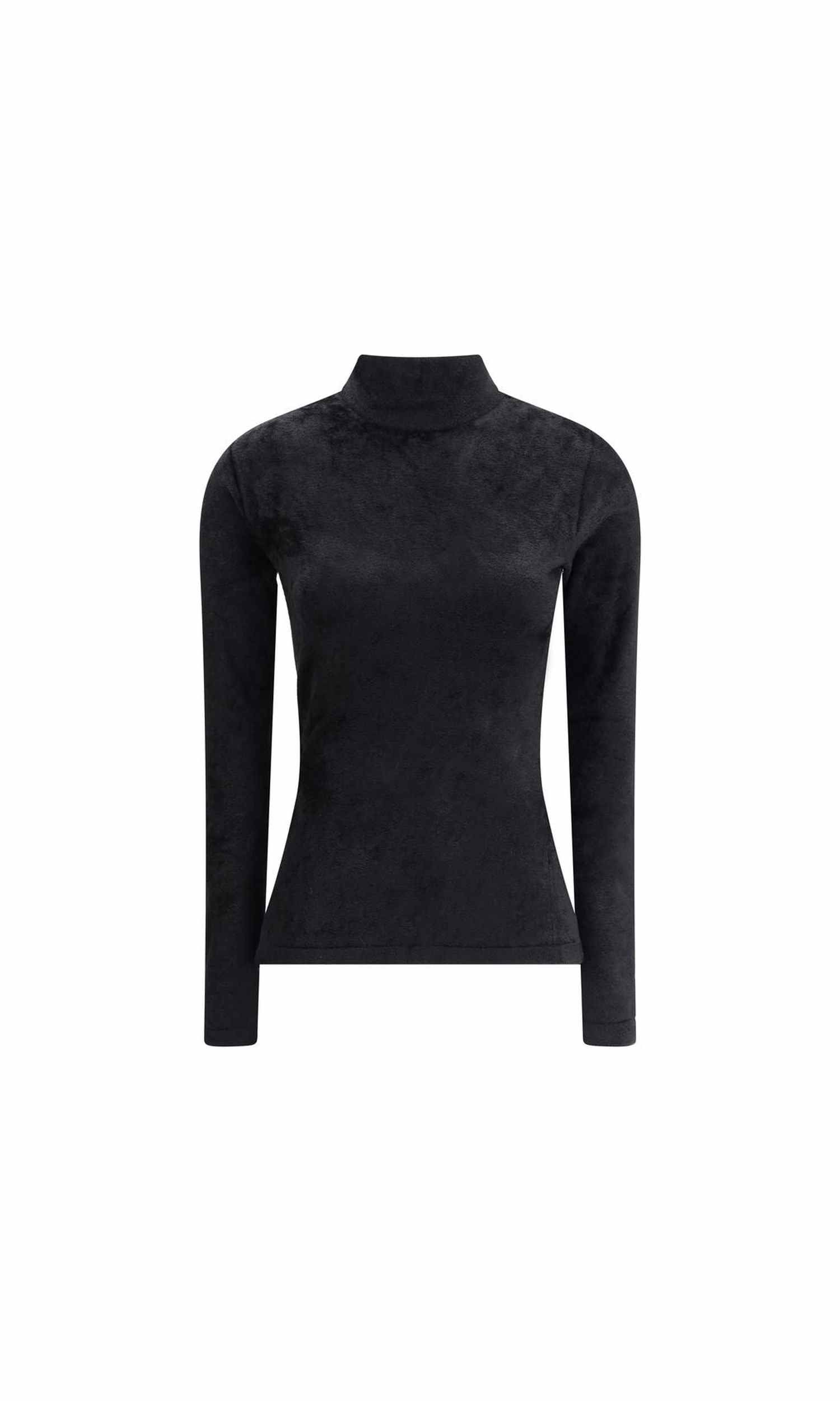 Versace Chenille Top with Half Nec Glam Steals