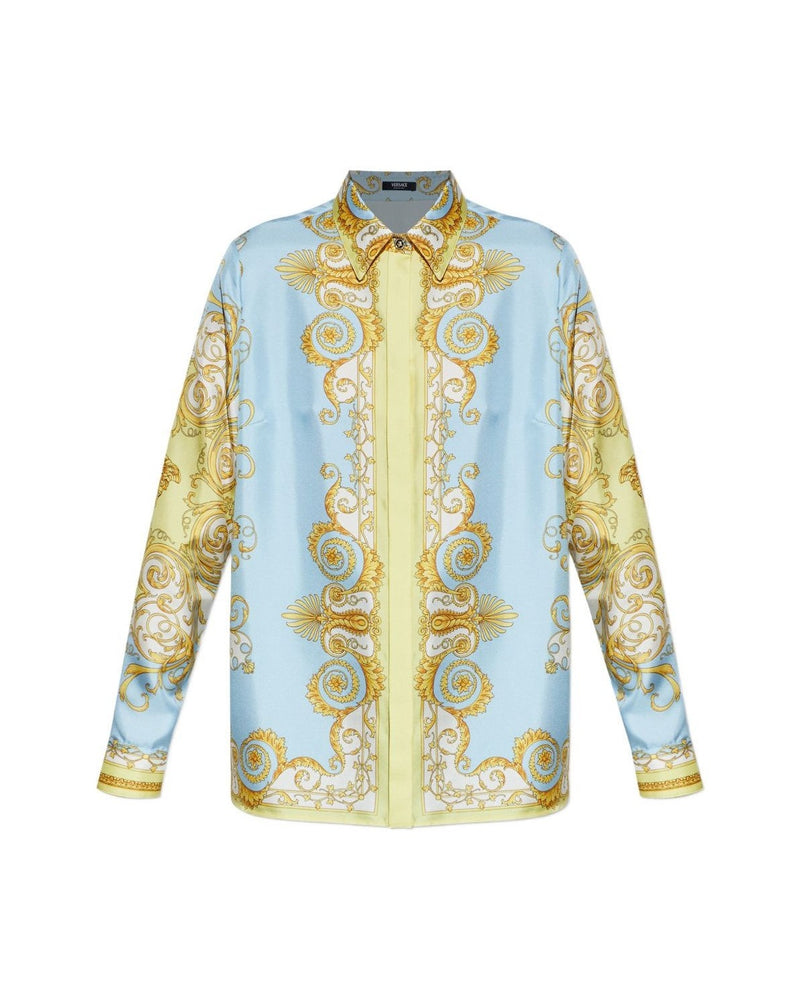 Versace Clear Blue Shirt Shirts