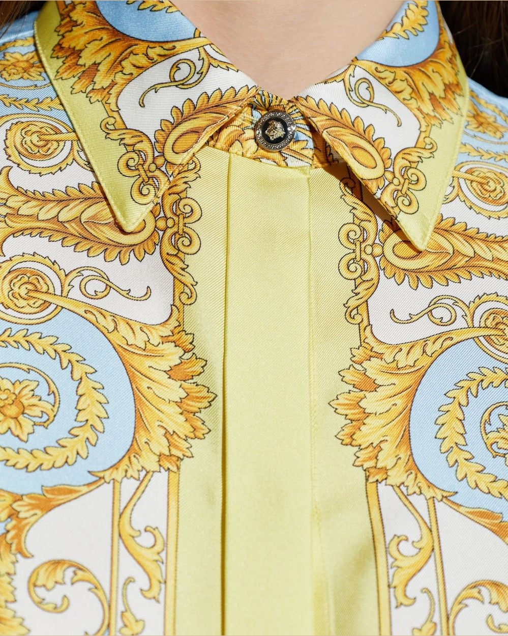 Versace Clear Blue Shirt Shirts