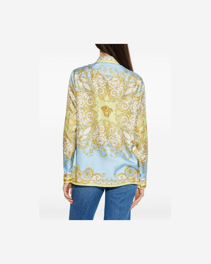 Versace Clear Blue Shirt Shirts